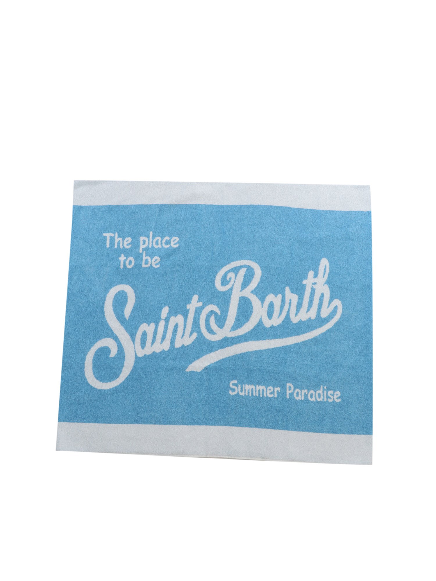Mc2 Saint Barth Blue Sea Towel In Azzurro