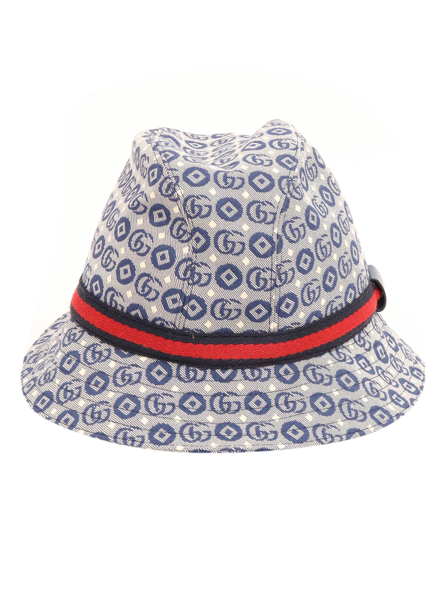 Gucci Bristol Fedora Hat In Blu