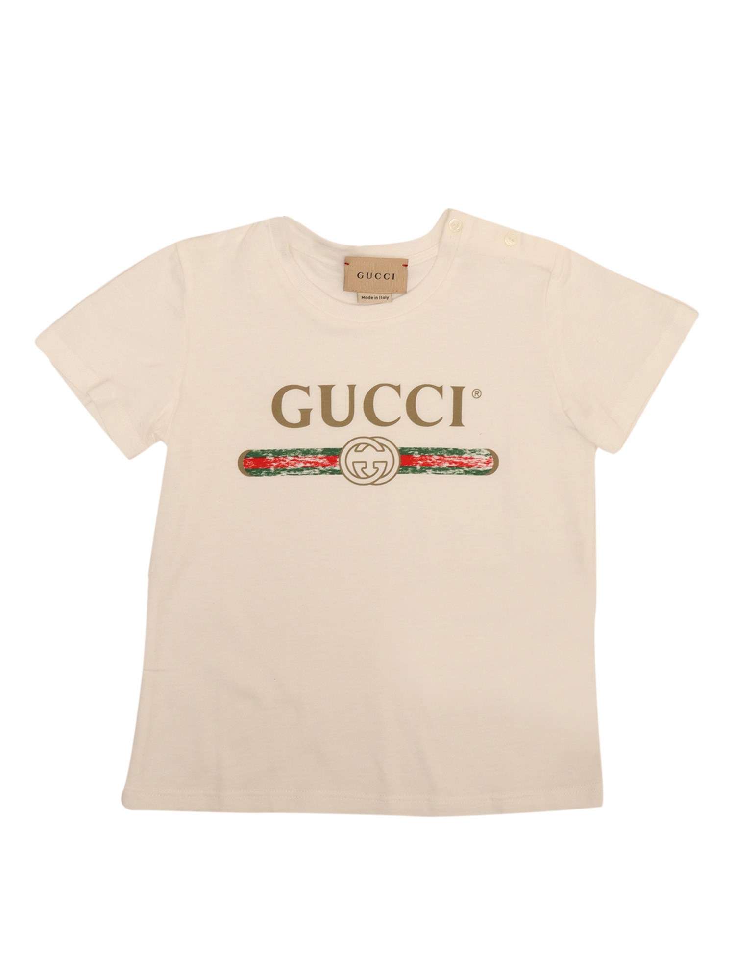 Gucci T-shirt With  Logo In White