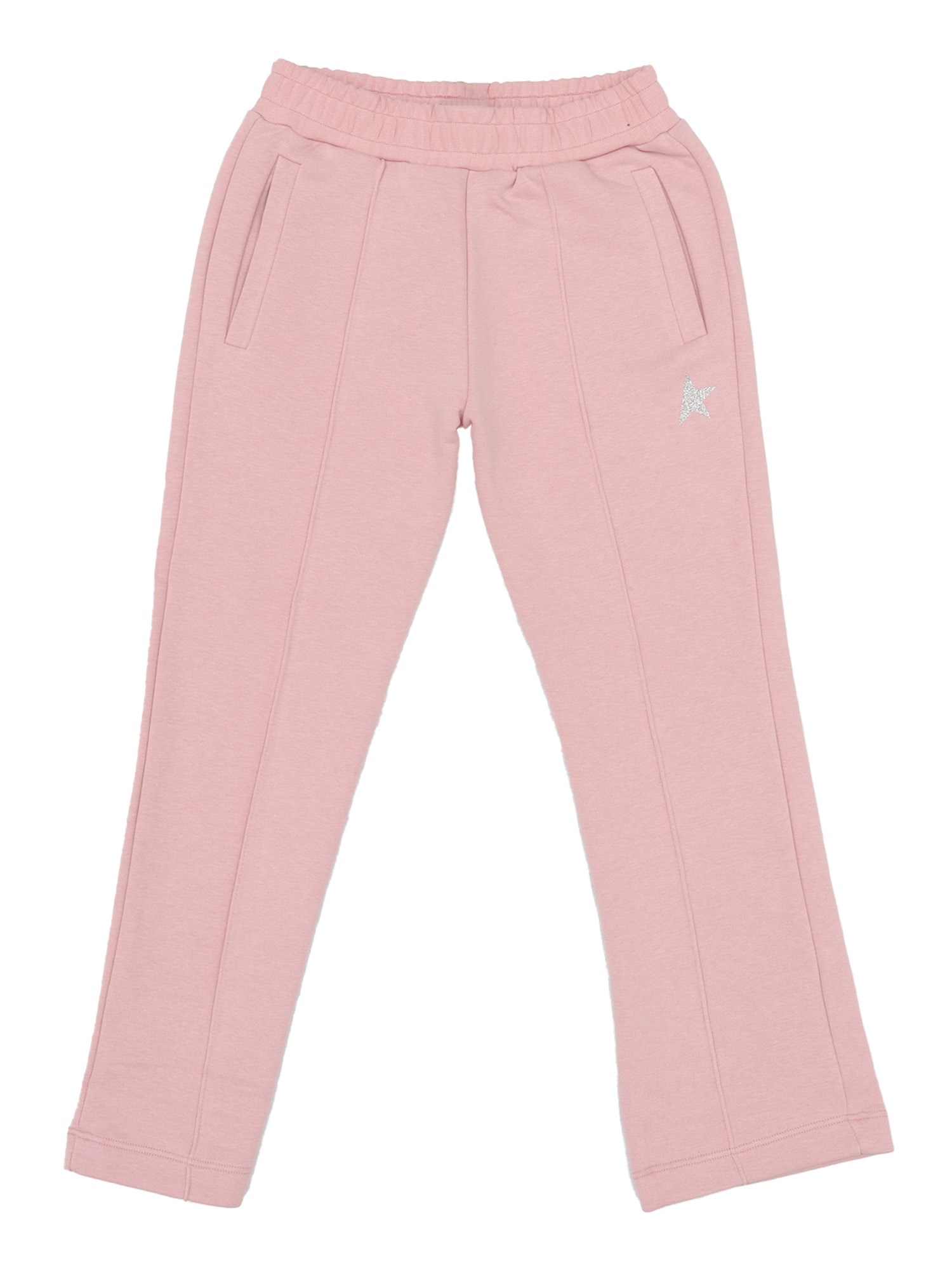 Golden Goose Wide Leg Jogging Trousers In Pink