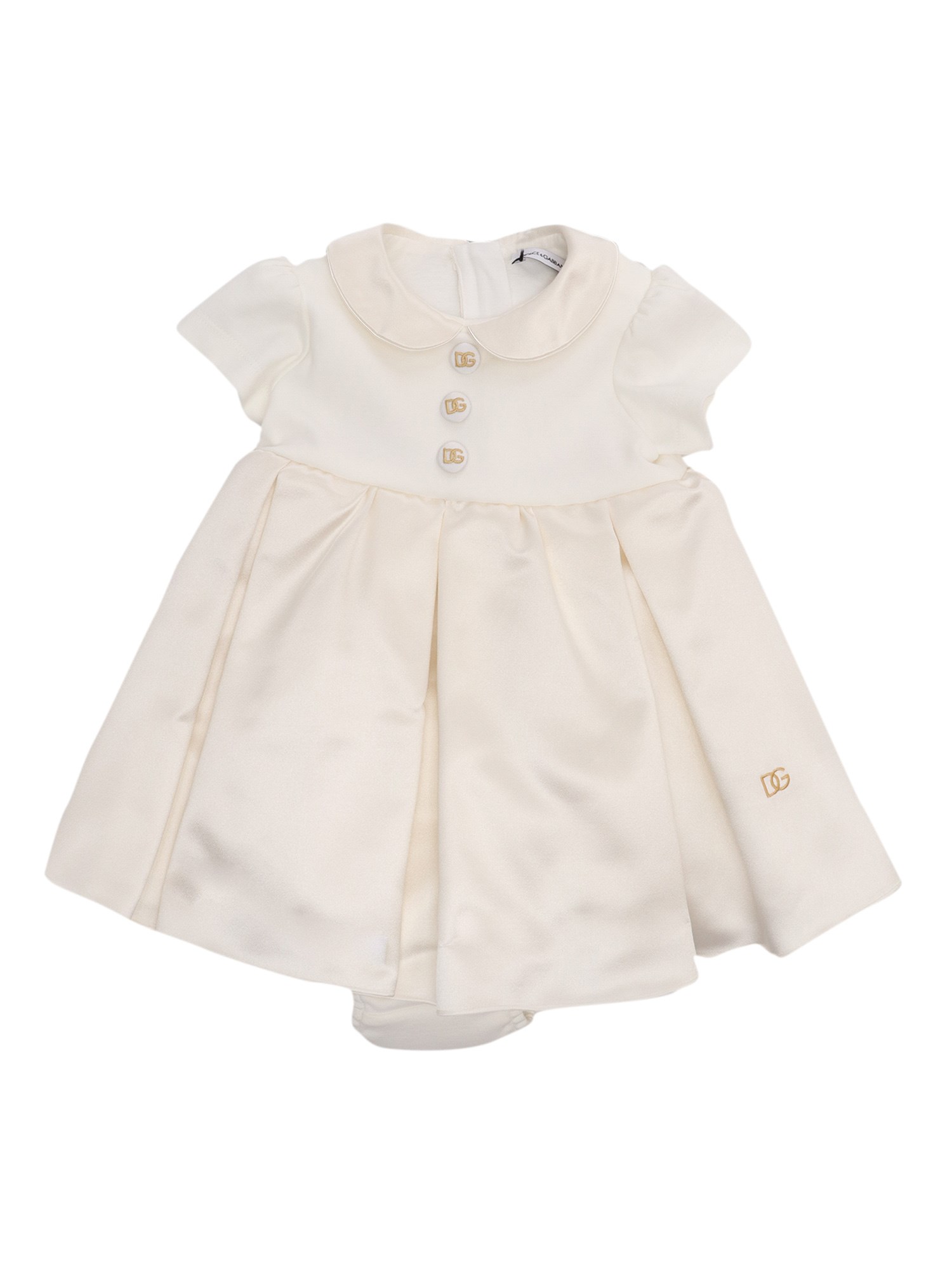 DOLCE & GABBANA JUNIOR FLARED DRESS AND BLOOMERS SET,L22DX8G7BNDS9000