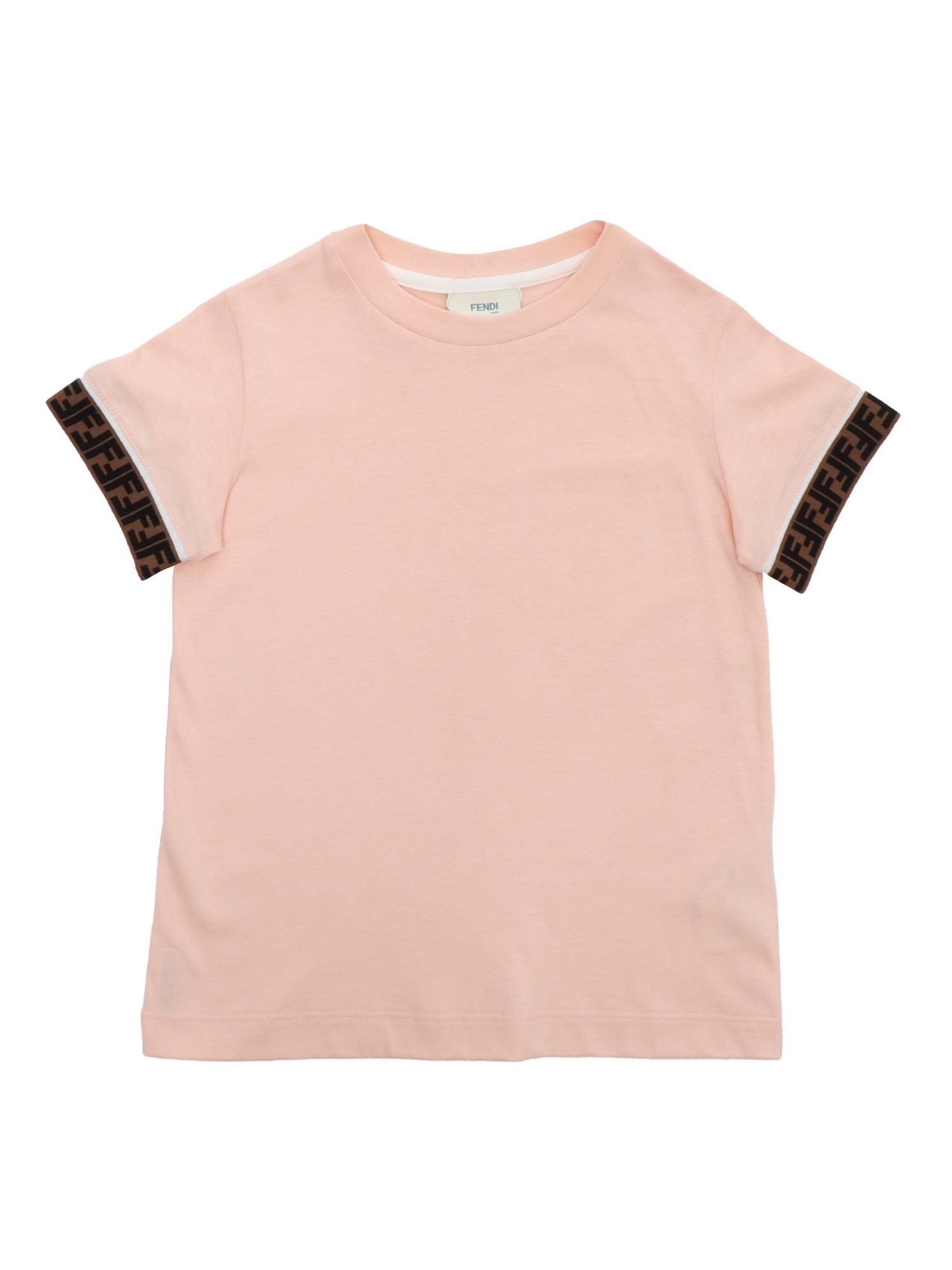 Fendi Jr Unisex T-shirt In Rosa