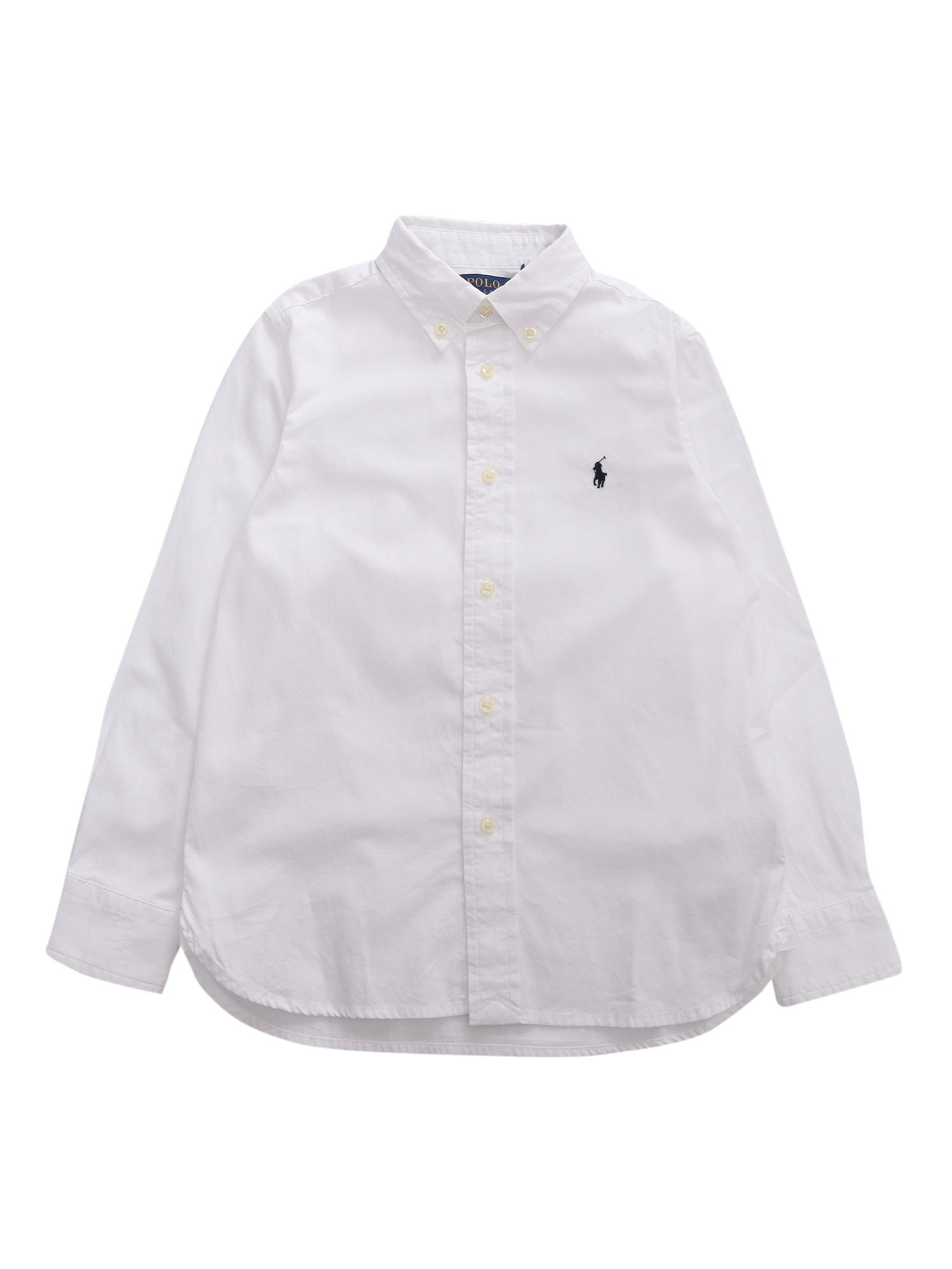 Polo Ralph Lauren Pony Logo Shirt In Bianco