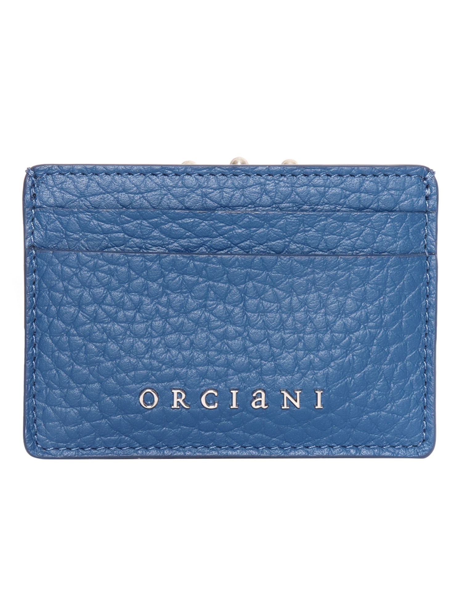 Orciani Soft Card Holder In Blu
