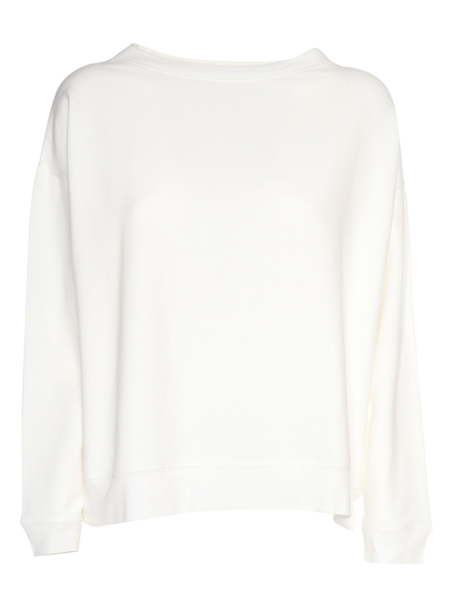 Filatures Du Lion Boat Neck Sweatshirt In Bianco | ModeSens