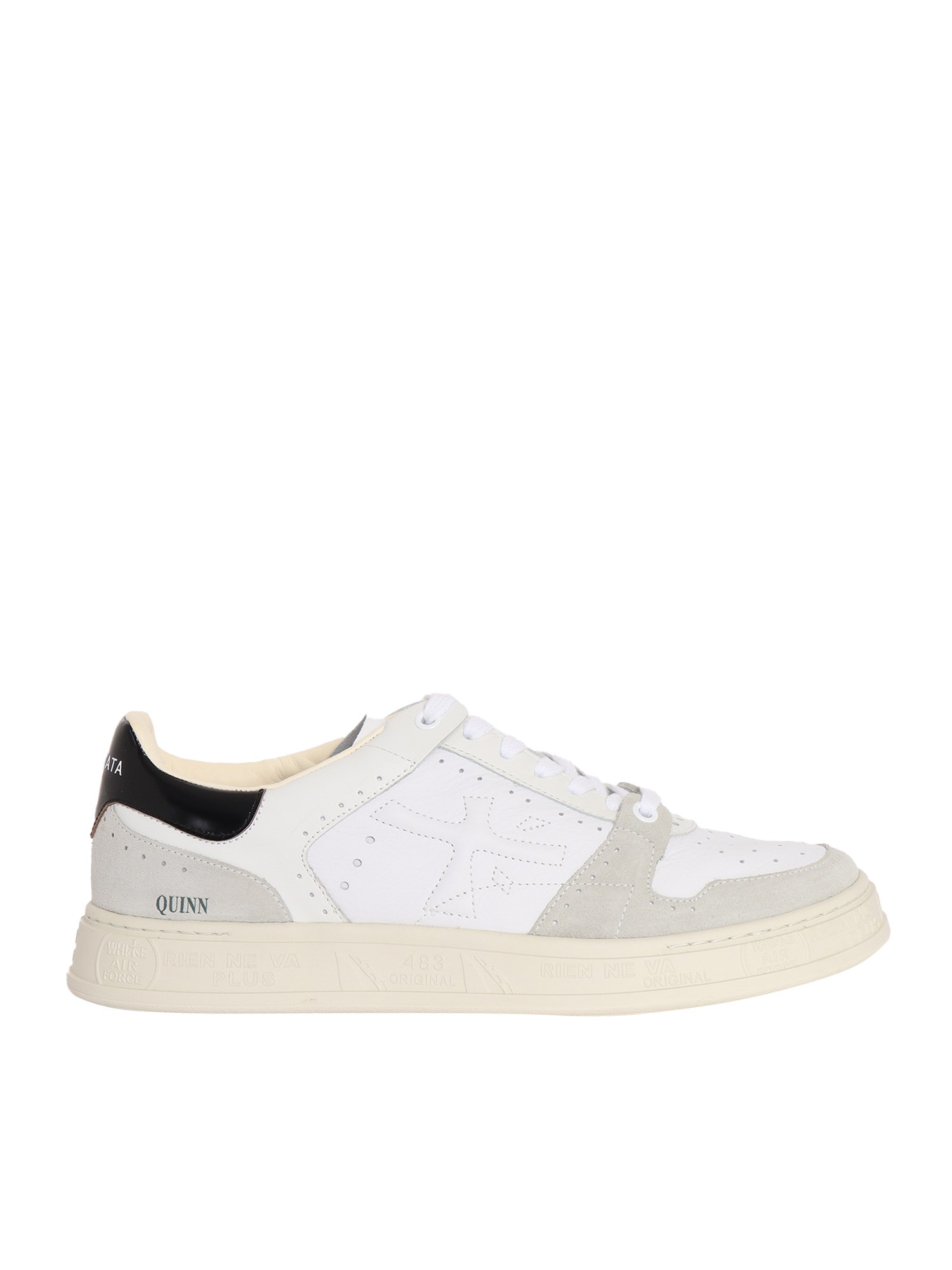 Shop Premiata Sneakers Quinn In Bianco