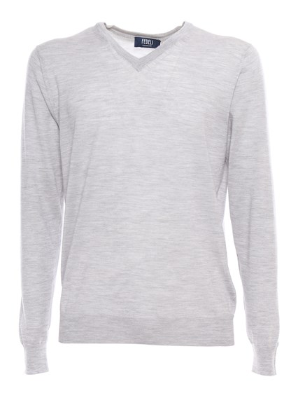 Fedeli V-neck pullover