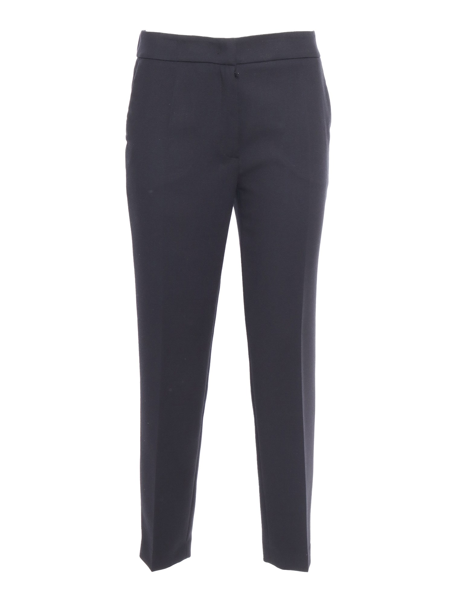 Clips Straight Trousers In Nero