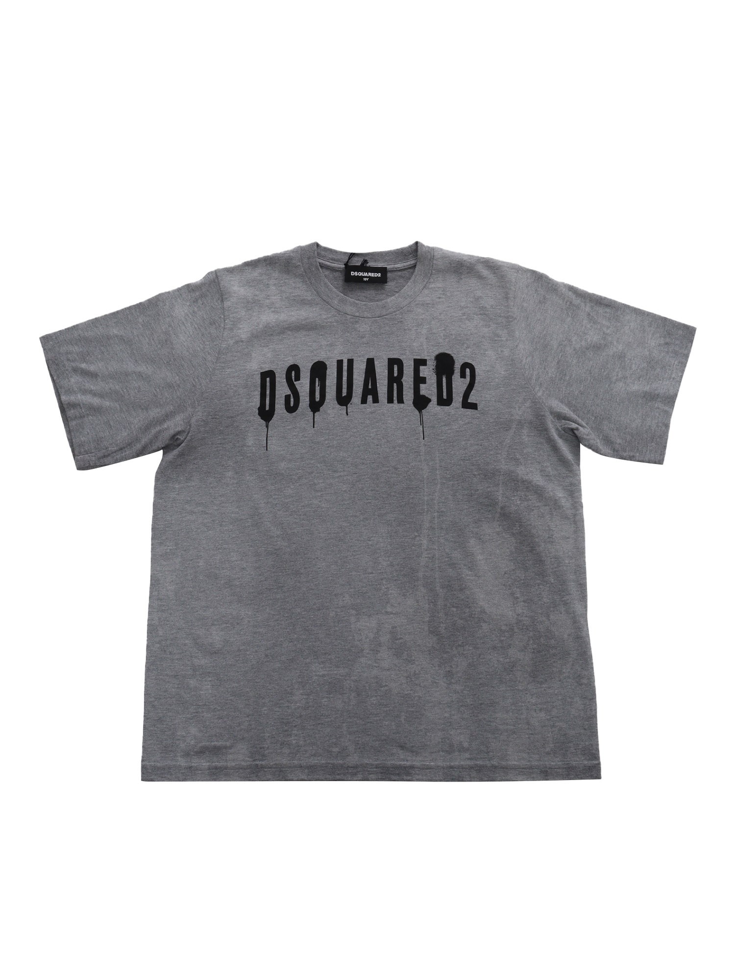 D-squared2 Used-effect T-shirt In Grigio