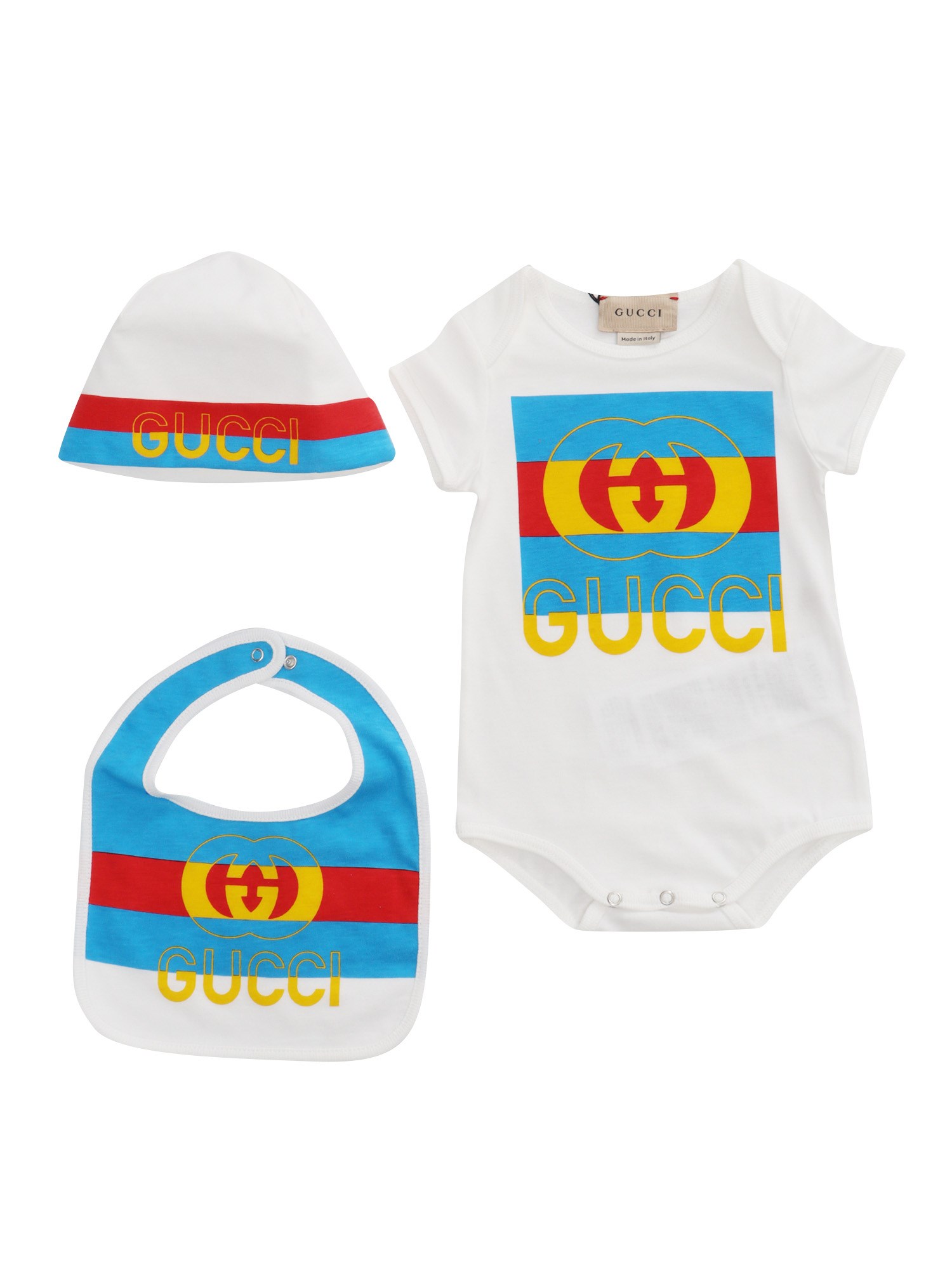 Gucci Baby Gift Set In Bianco