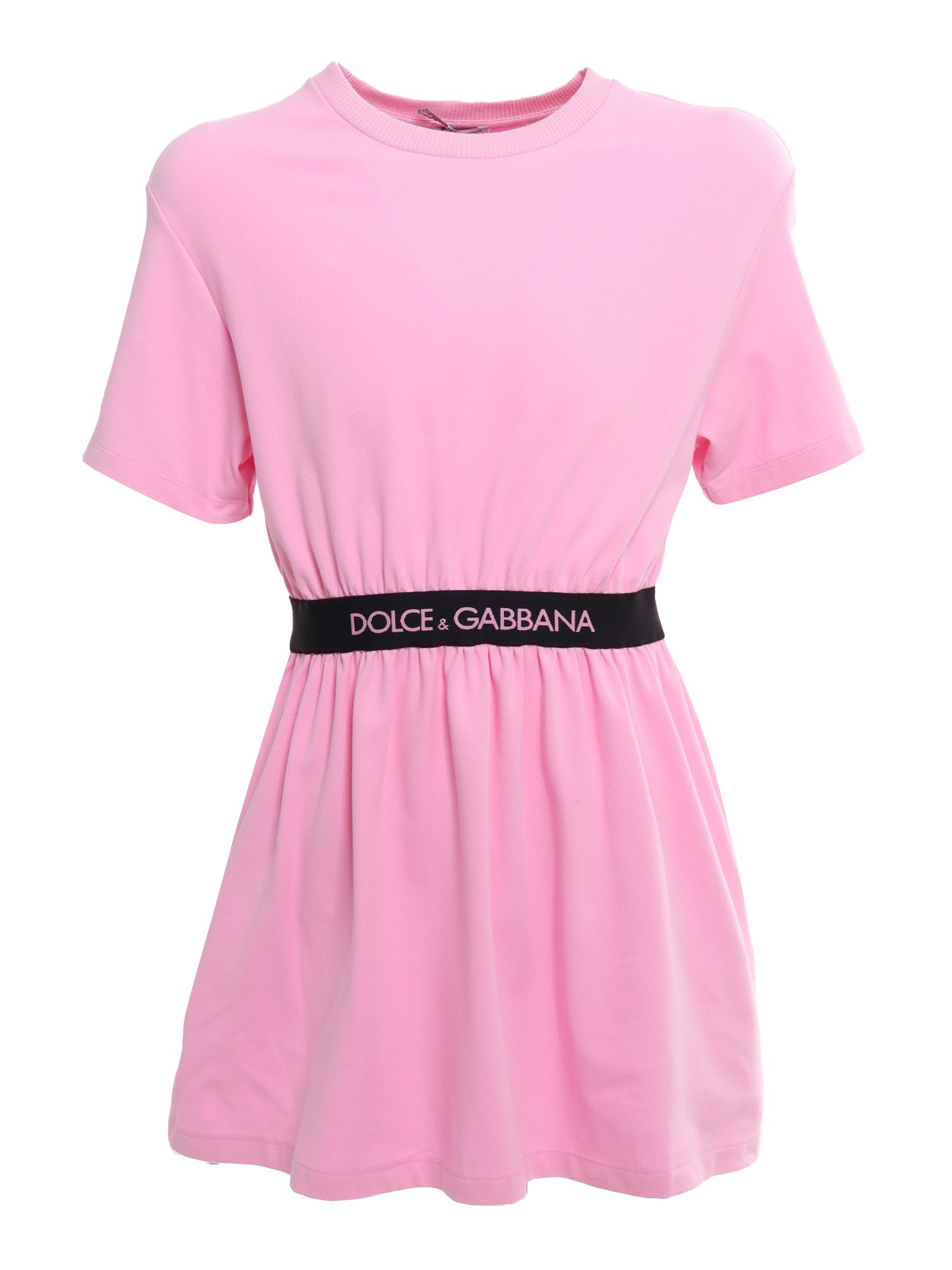 Dolce & Gabbana Junior Kids' Short Sleeves Dress In Rosa