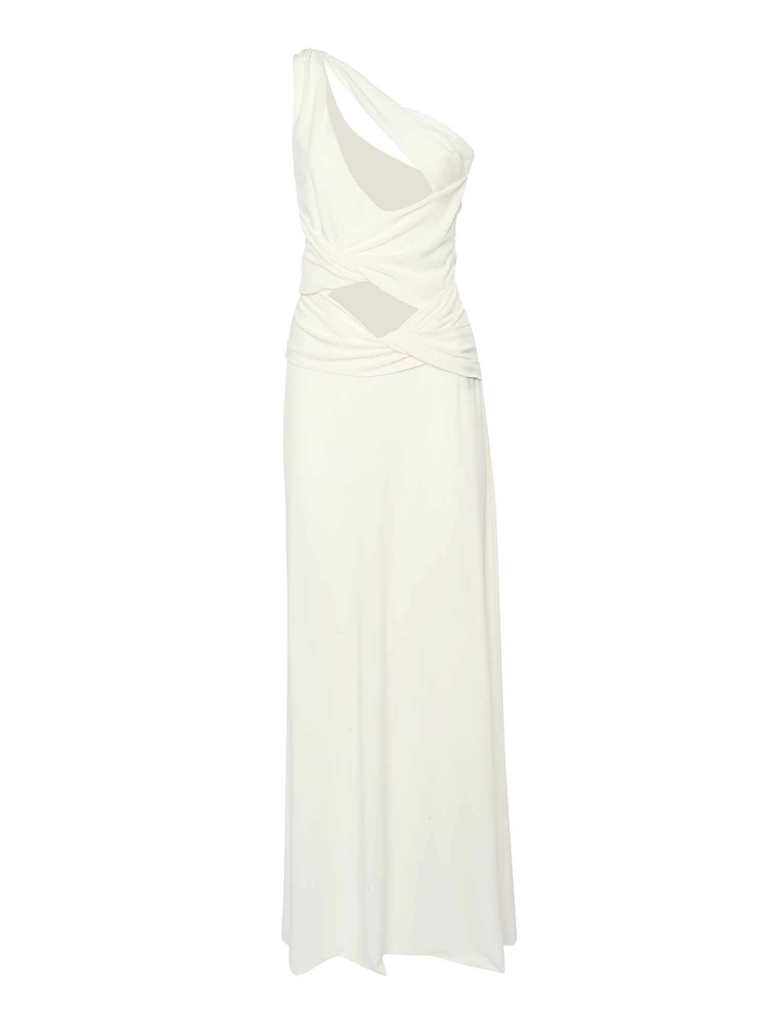 ALBERTA FERRETTI ONE SHOULDER DRESS,41716212