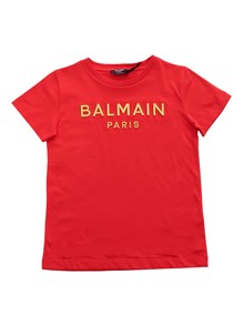 Balmain Gold logo T-shirt