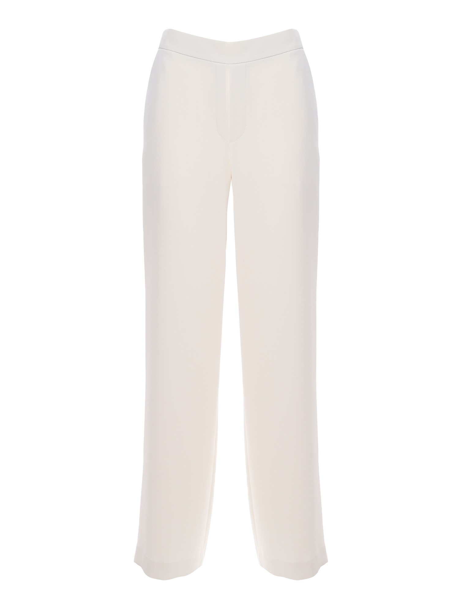 P.a.r.o.s.h . Wide-leg Tailored Pants With High Waist In Bianco