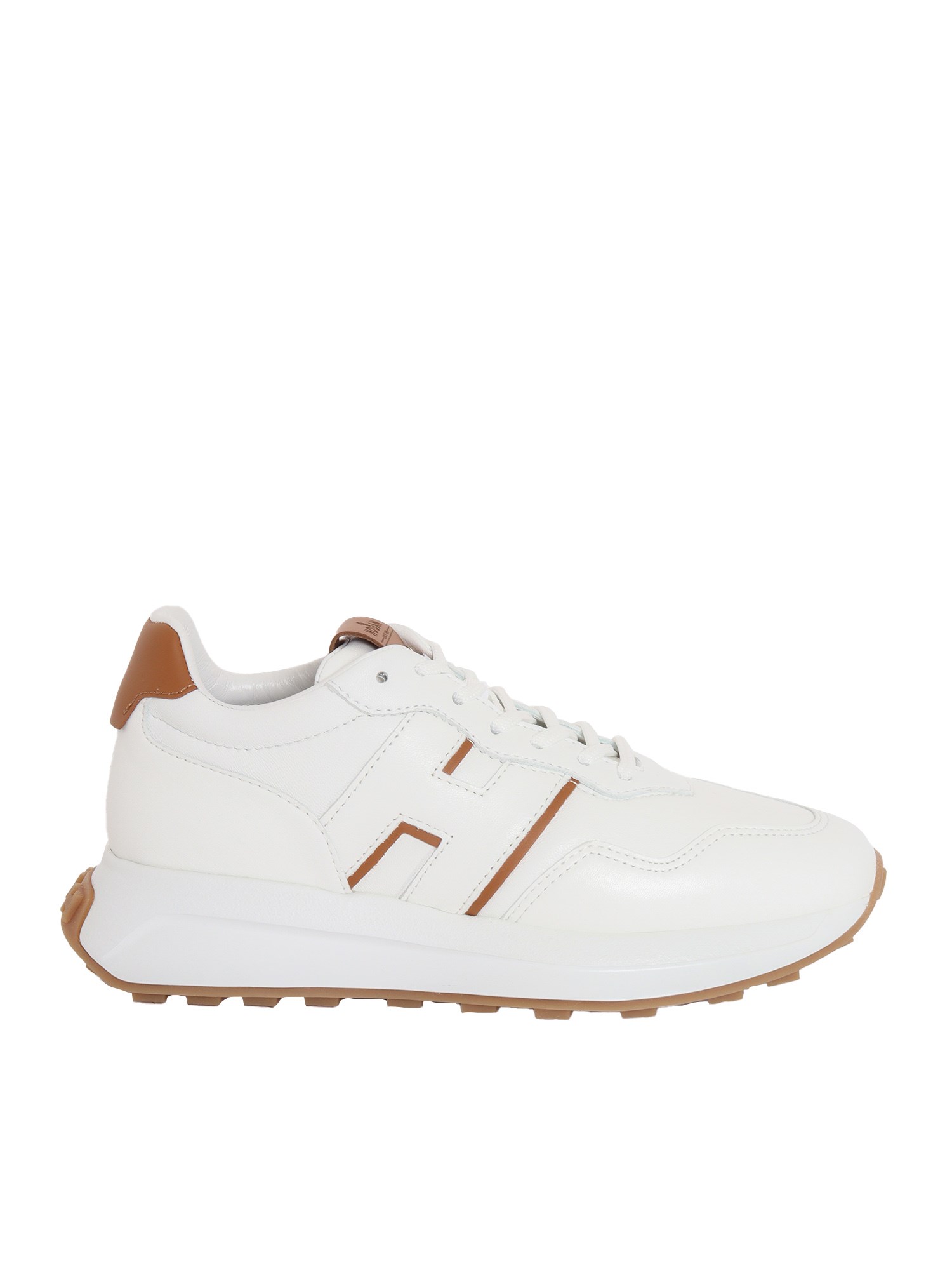 Shop Hogan White H641 Sneakers In Bianco