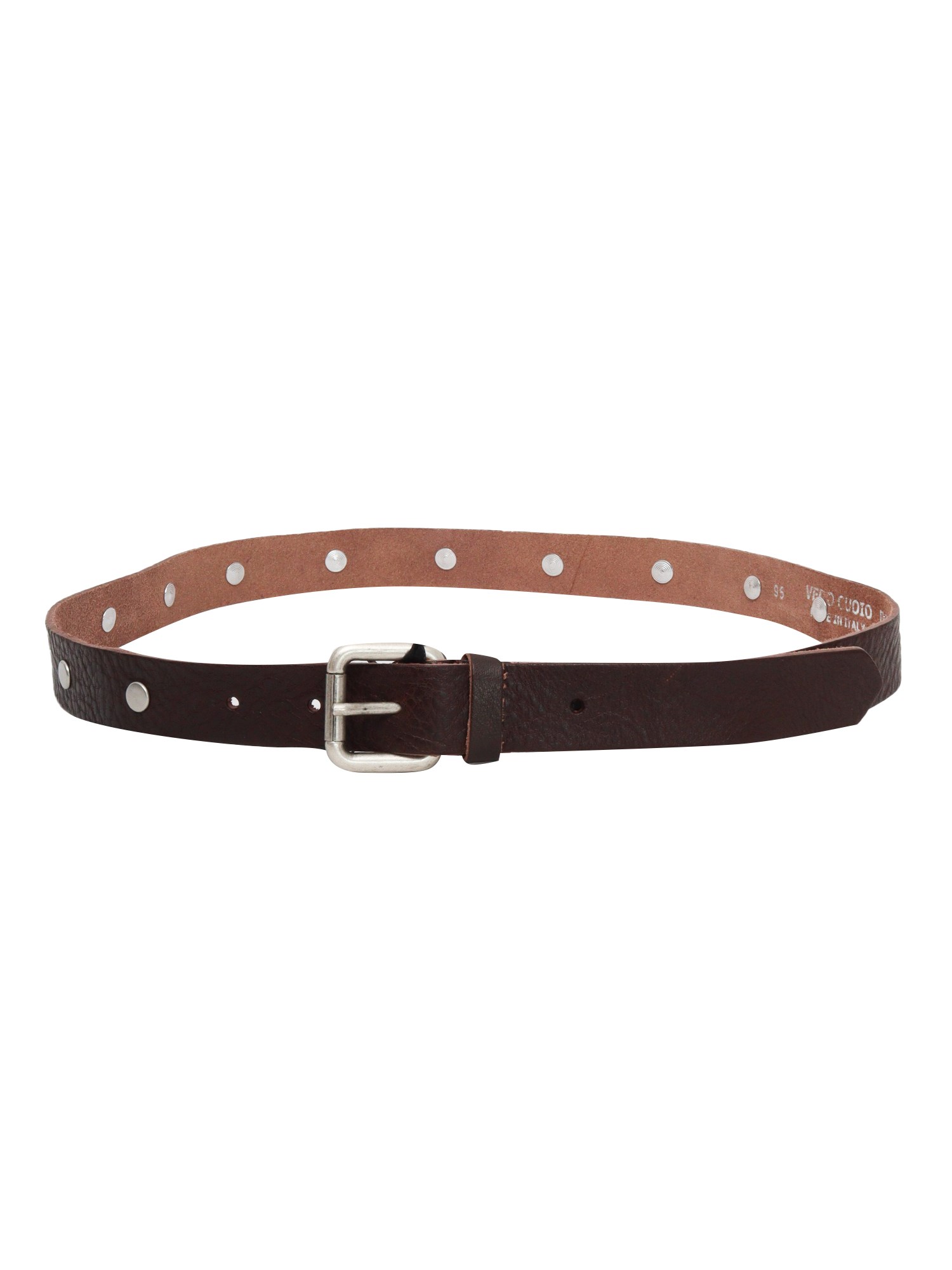 Paolo Pecora Studded Belt In Brown