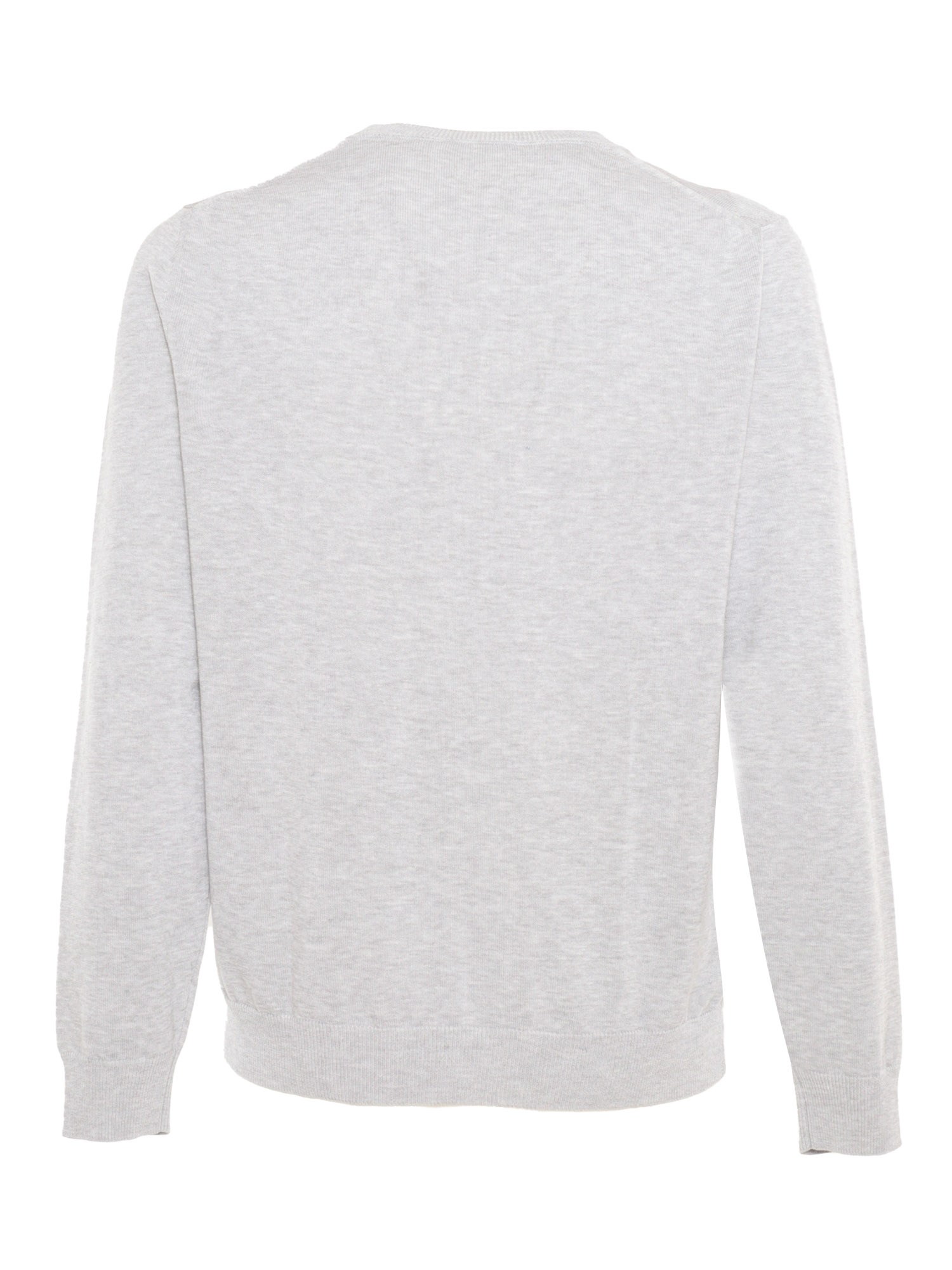 Peserico Knitted Sweater In Gray
