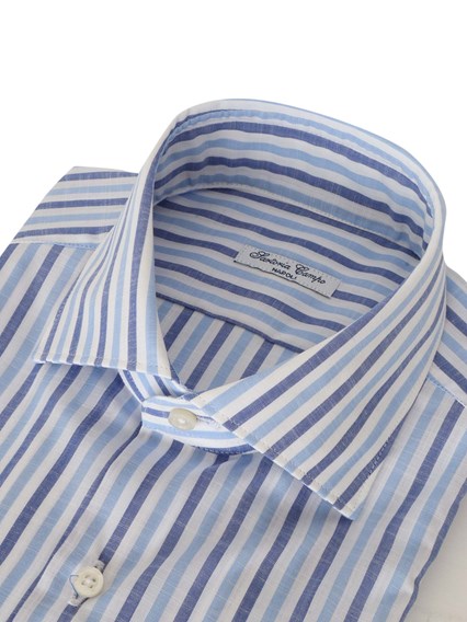 Sartoria Del Campo-Sonrisa Stiped shirt