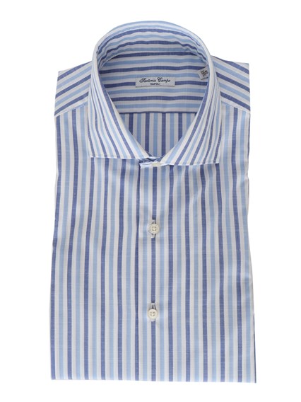 Sartoria Del Campo-Sonrisa Stiped shirt