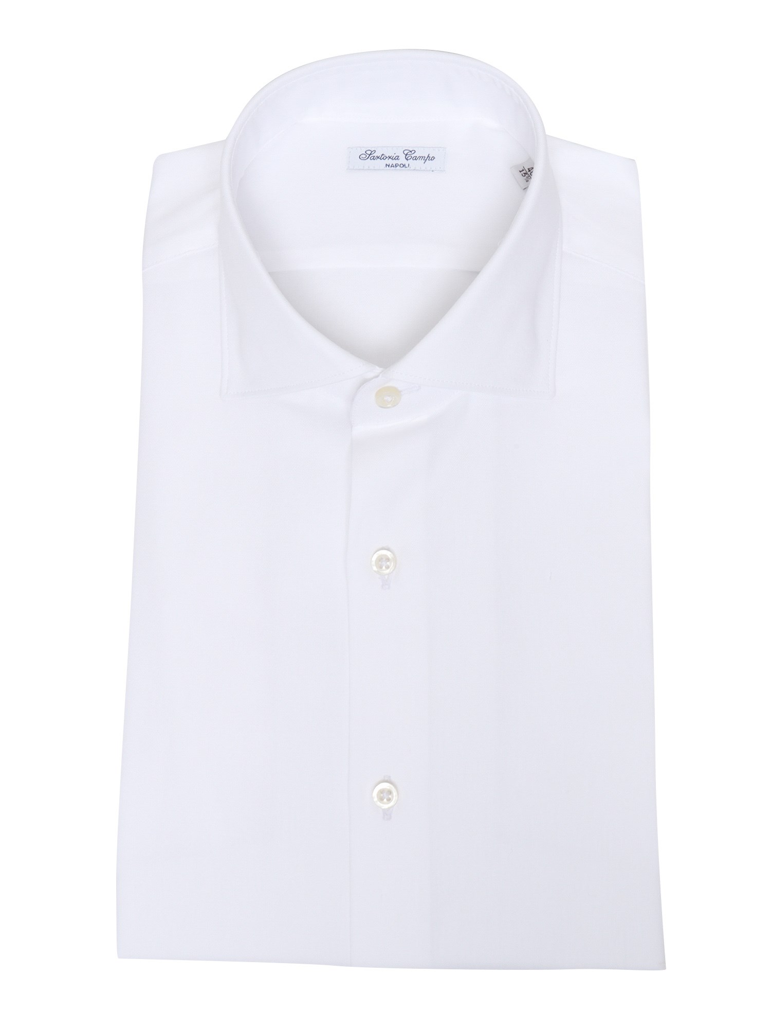 Sartoria Del Campo-sonrisa Classic Shirt In Bianco