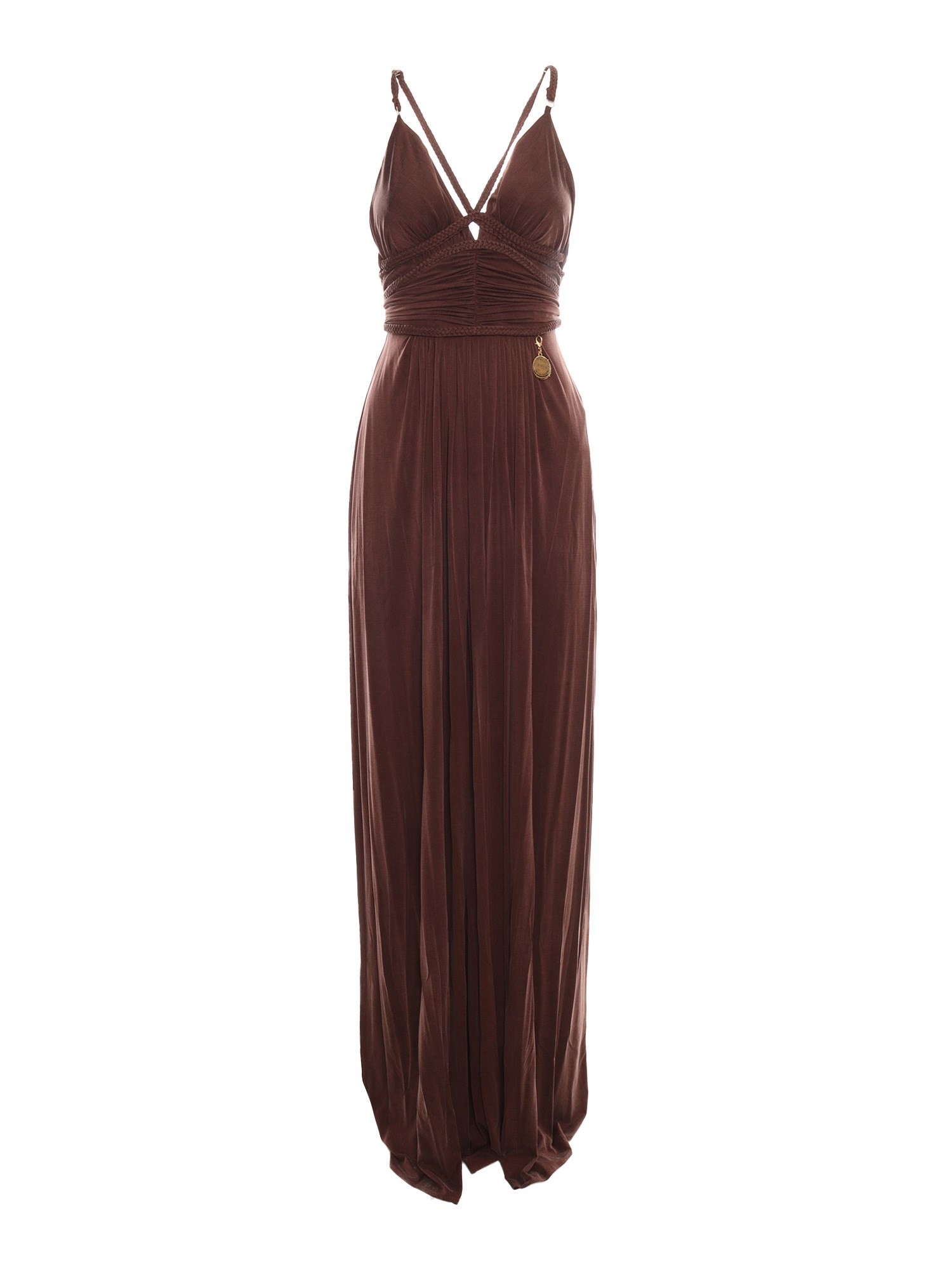 ELISABETTA FRANCHI EMPIRE-WAIST GOWN,AB43032E2D88