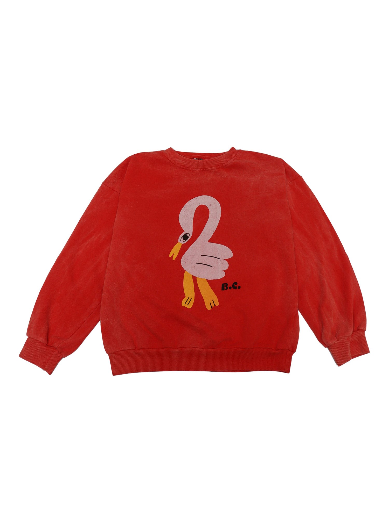 Bobo Choses Pelican Sweatshirt In Rosso
