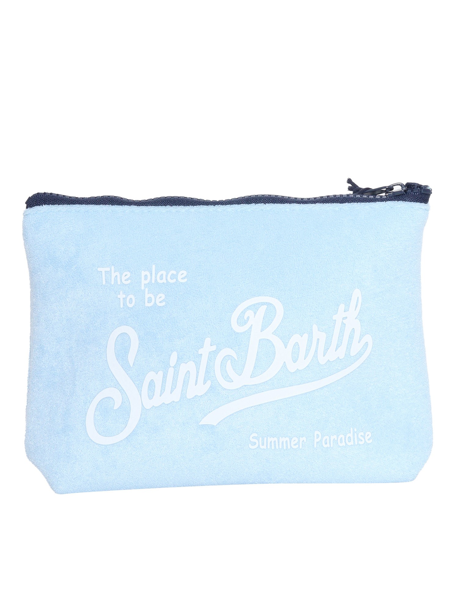 Mc2 Saint Barth Aline Sponge Pouch In Light Blue | ModeSens