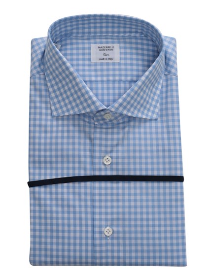 Mazzarelli Slim fit Vichy shirt