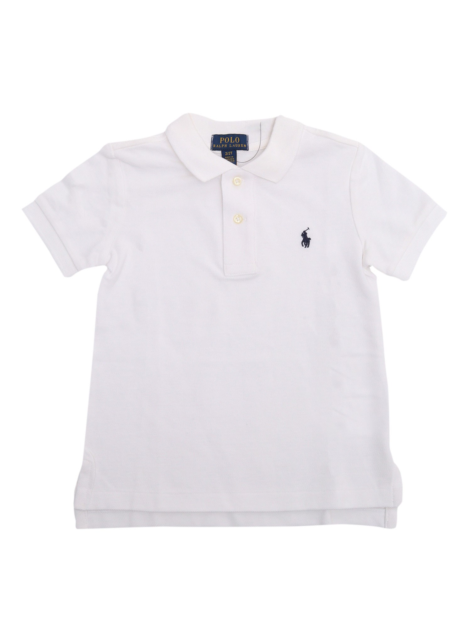 Polo Ralph Lauren Pony Logo Polo Shirt In White