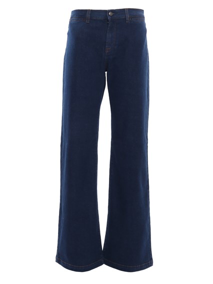 Fay PANT. DENIM FLARE STRETCH
