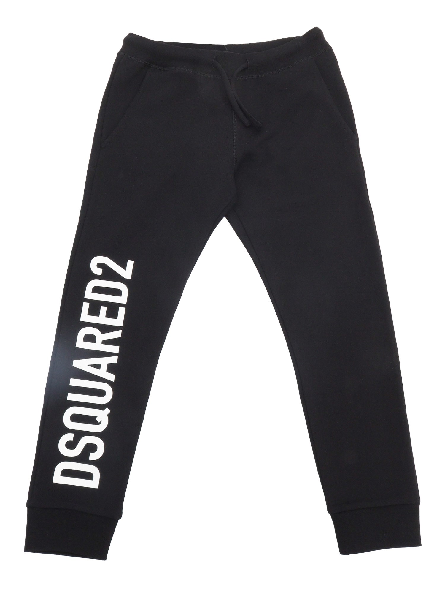 D-squared2 Black Trousers In Multi
