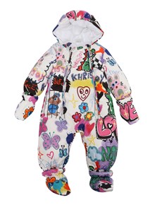 KHRISJOY Graffiti Love snowsuit