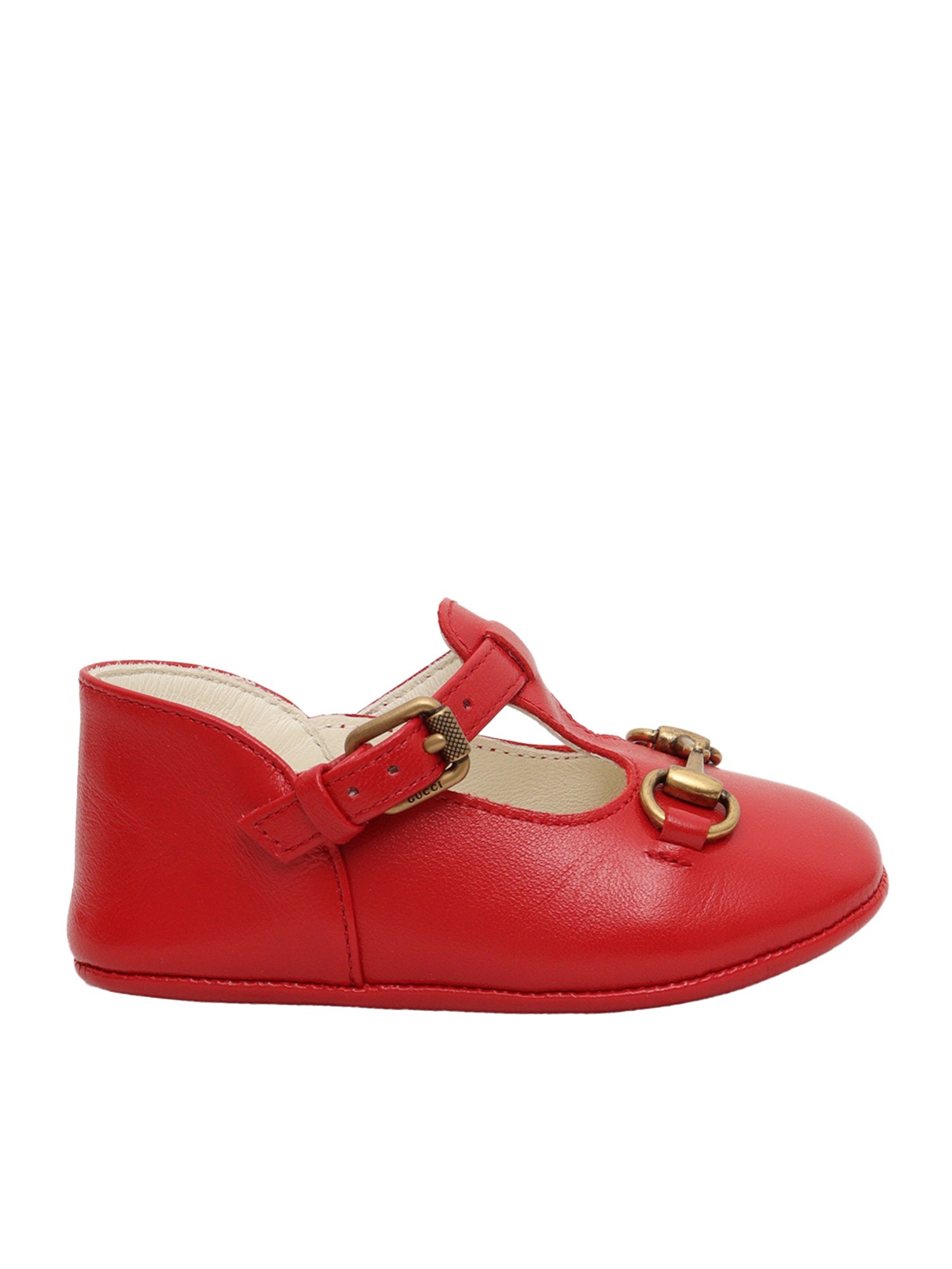 Gucci Horsebit Shoes In Red
