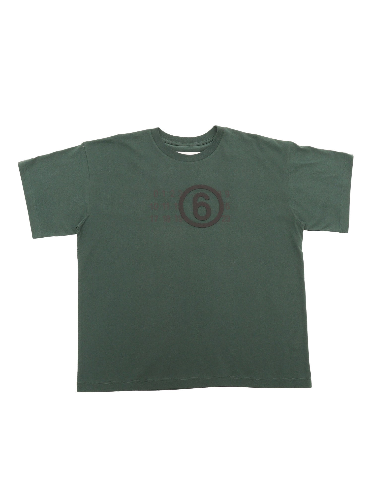 Mm6 Maison Margiela T-shirt In Green