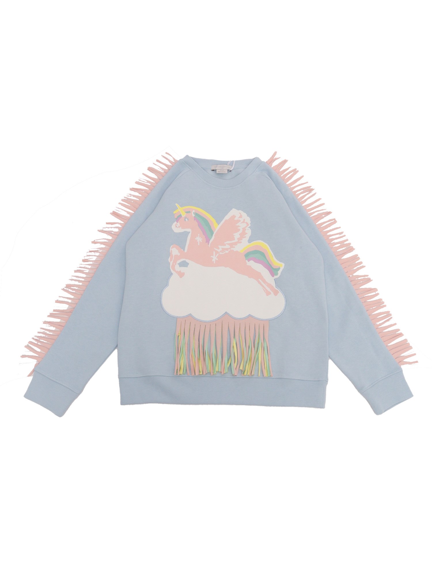 STELLA MCCARTNEY FRINGED SWEATSHIRT,TT4A70Z0453602