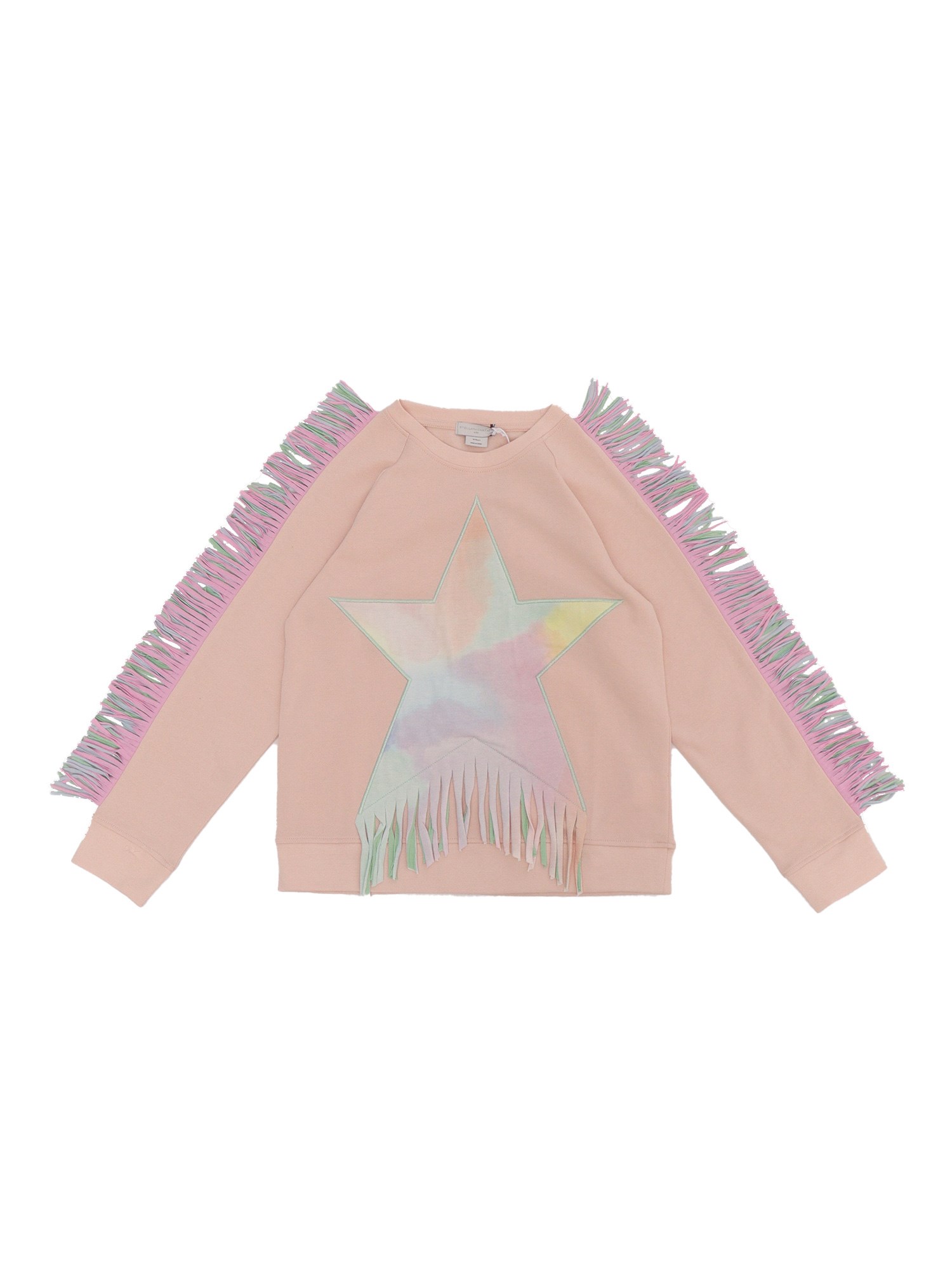 STELLA MCCARTNEY FRINGED SWEATSHIRT,TT4A50Z0447505