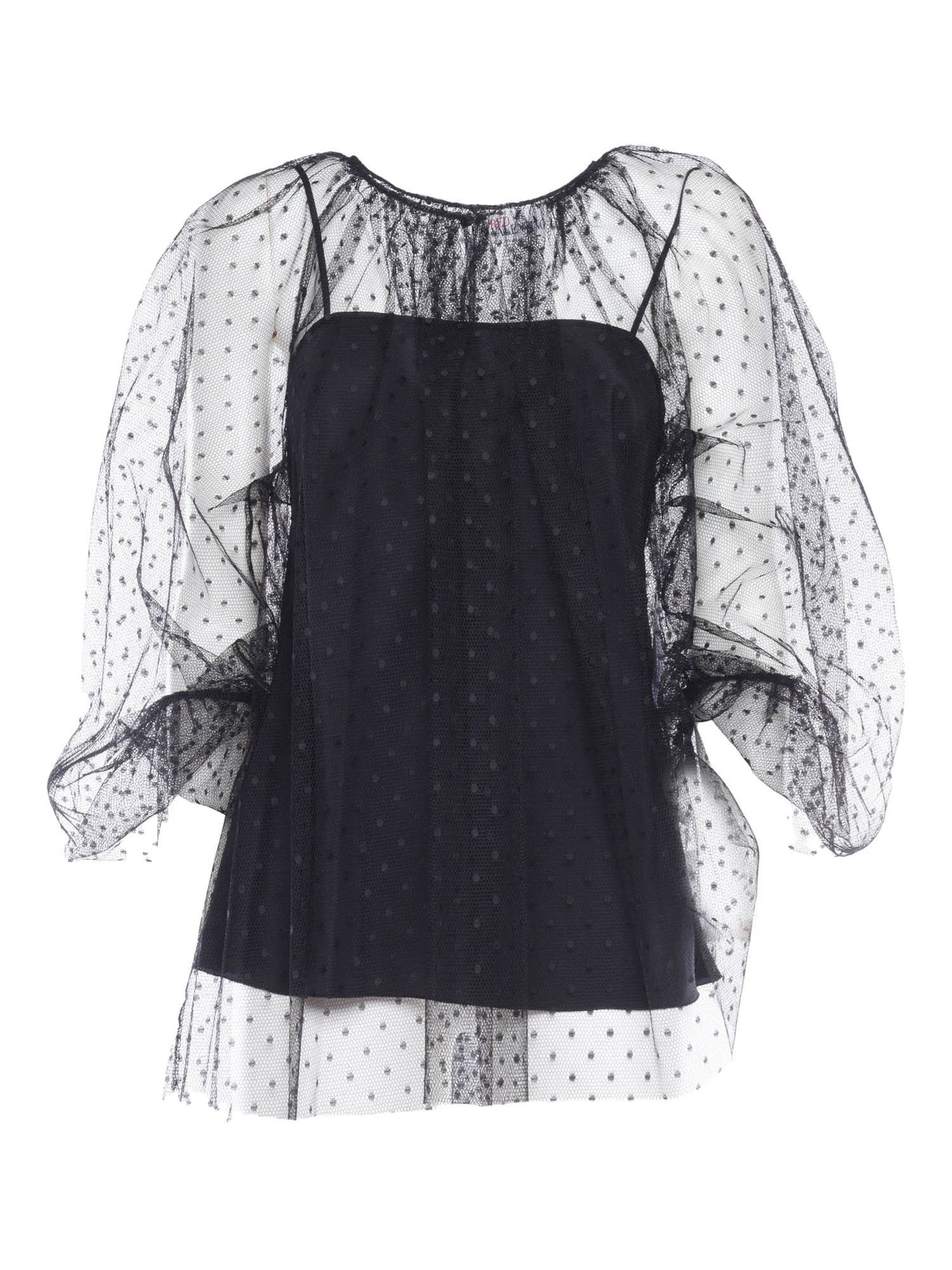 Red Valentino R.e.d. Valentino Shirts Black In Black