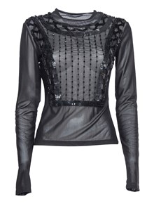 ALBERTA FERRETTI Transparent T-shirt