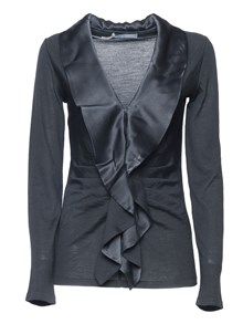 ALBERTA FERRETTI Maxi rouches sweater
