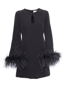P.A.R.O.S.H. Feathers embellished dress