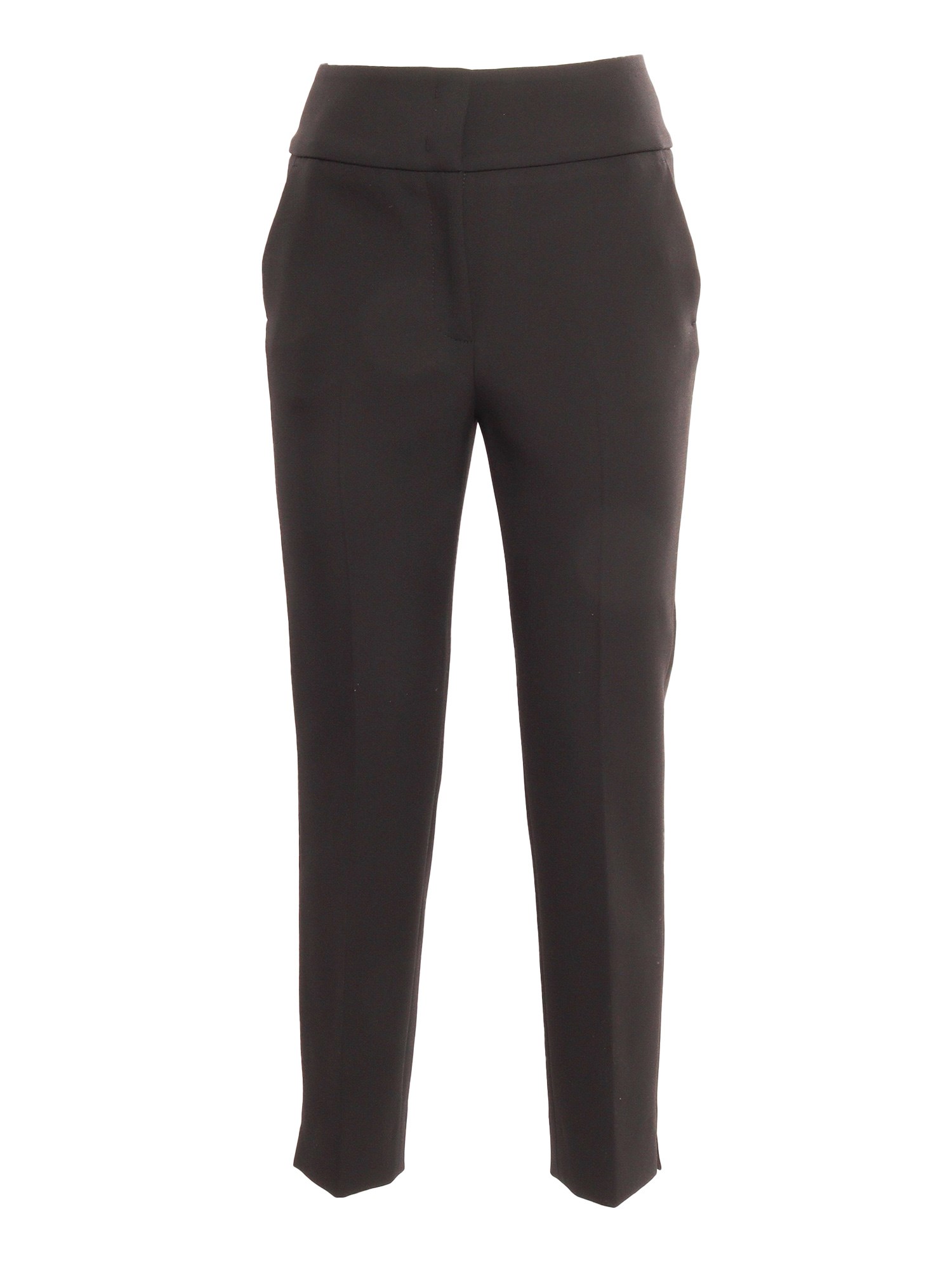 Peserico Slim-fit Trousers In Black