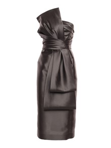 ALBERTA FERRETTI Mikado bustier dress