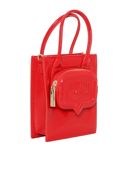 Chiara Ferragni Eye Star Mini Tote Bag In Red