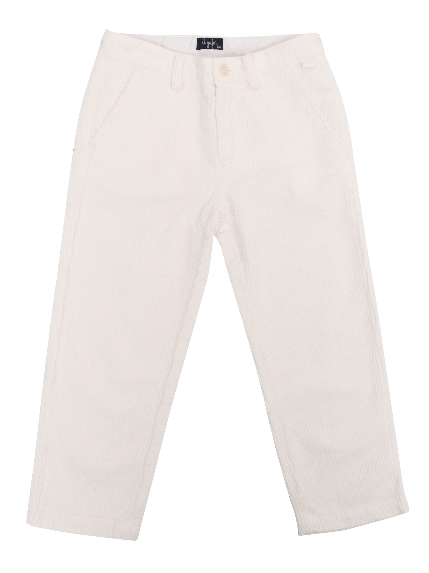 Il Gufo Corduroy Trousers In White