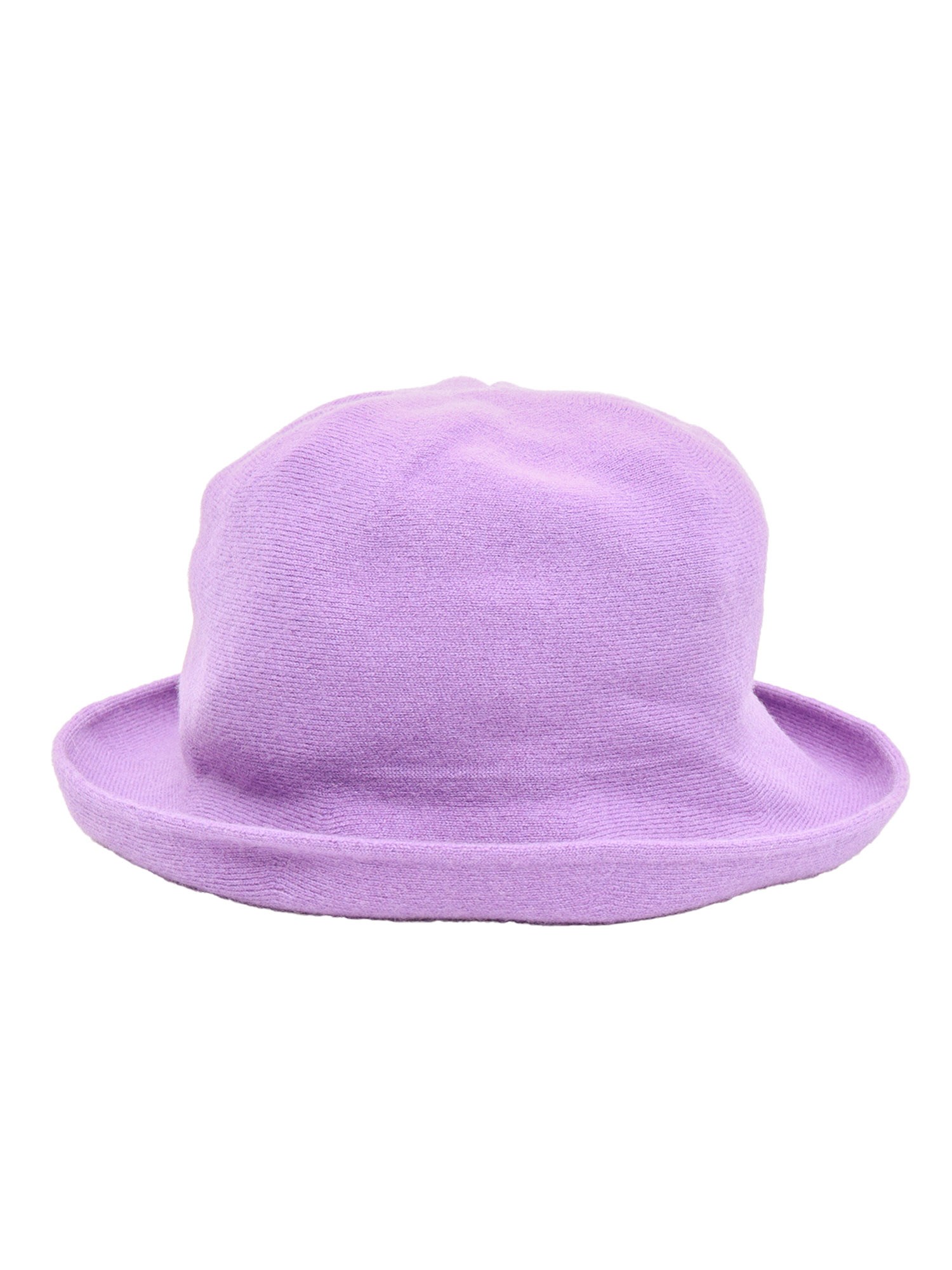 Shop Kangra Cashmere Wide Brim Hat In Purple