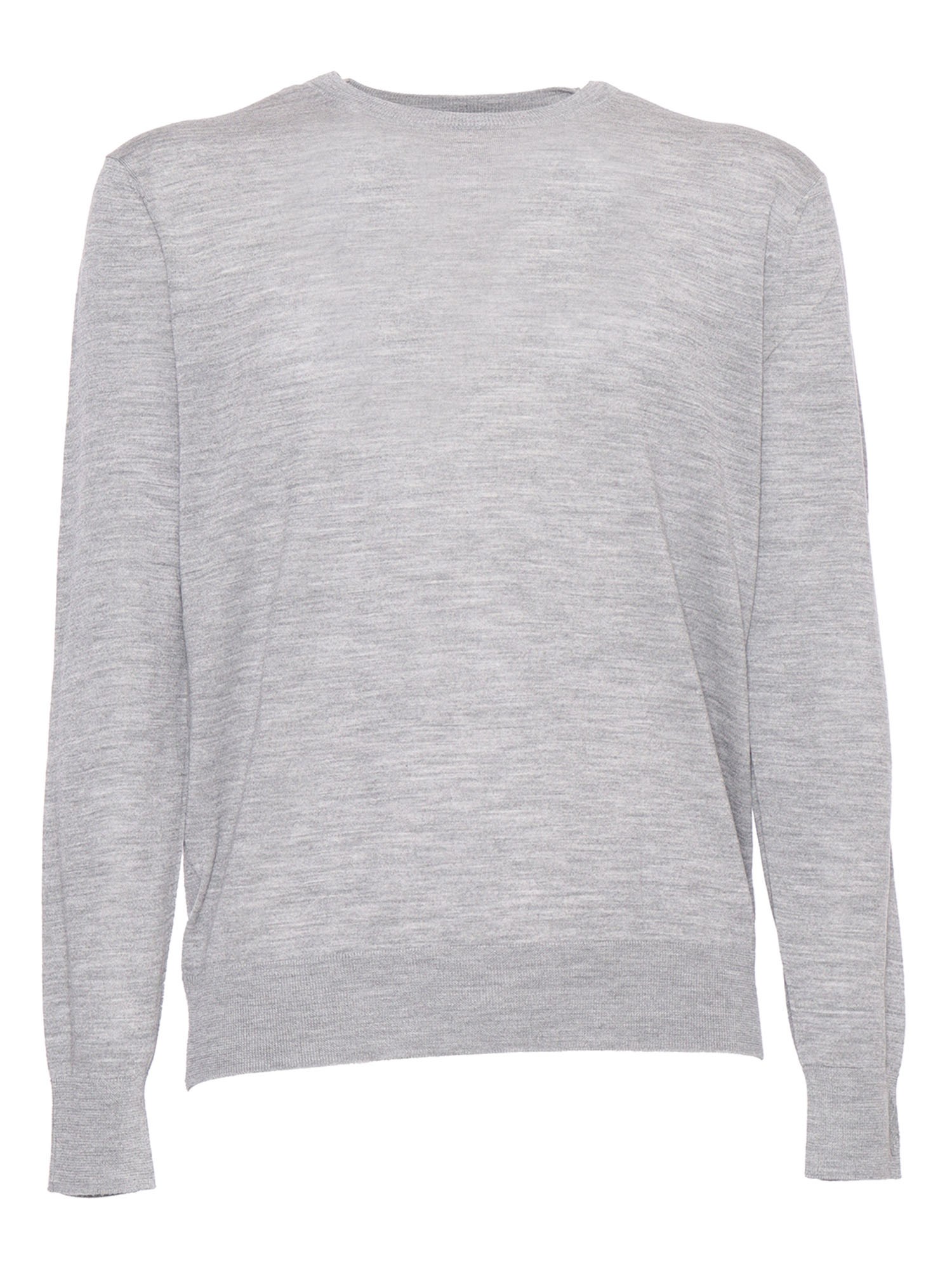Shop Ballantyne Crew Neck Sweater In Gray