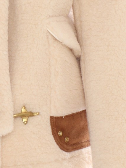 Fay 3 Hooks Shearling jacket