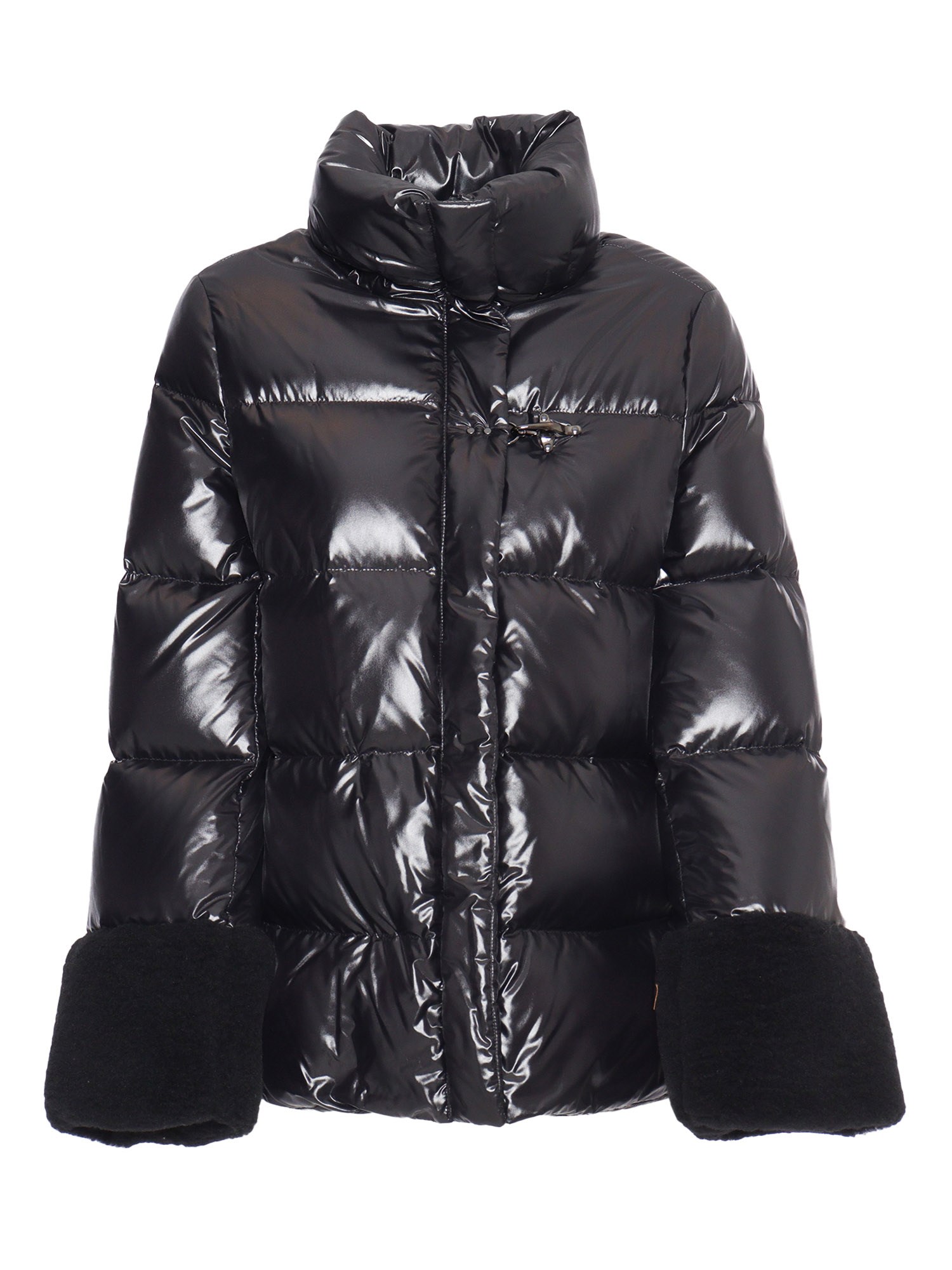 Fay Padded Down Jacket In Black