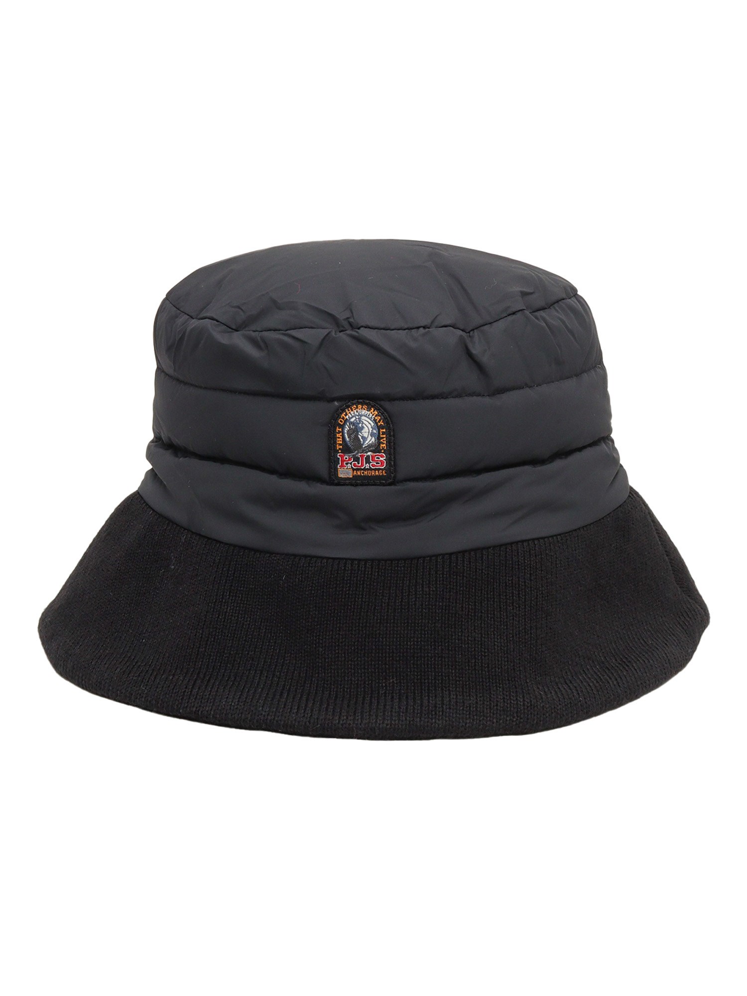 Shop Parajumpers Puffer Bucket Hat In Black