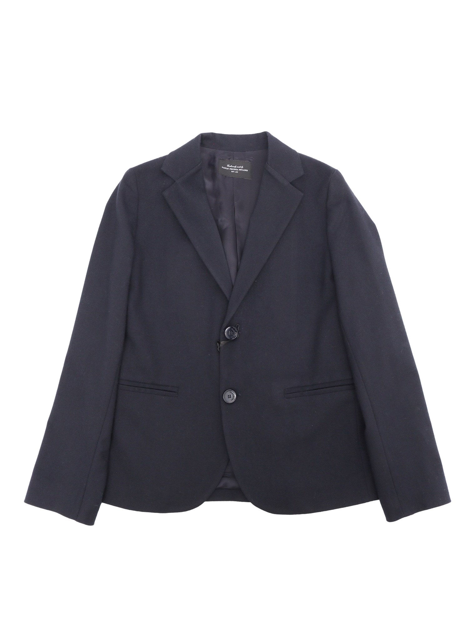 Paolo Pecora Single-breasted Jacket In Blue